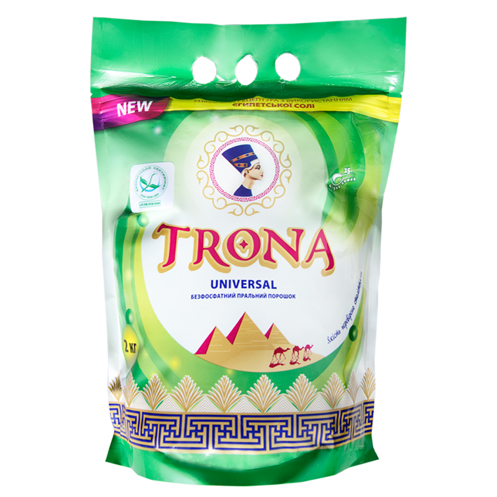 ЕКО Порошок для прання TRONA UNIVERSAL 2,0 кг